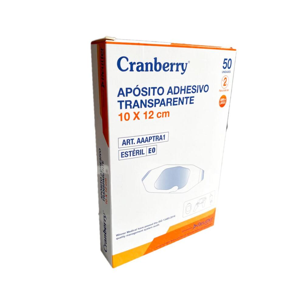 Parche Adhesivo transparente con Pad Anti adherente 10x12 cms