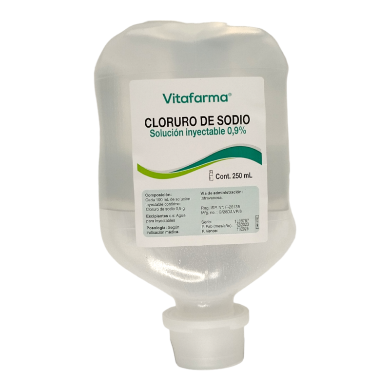 CLORURO DE SODIO 0,9% 250ML
