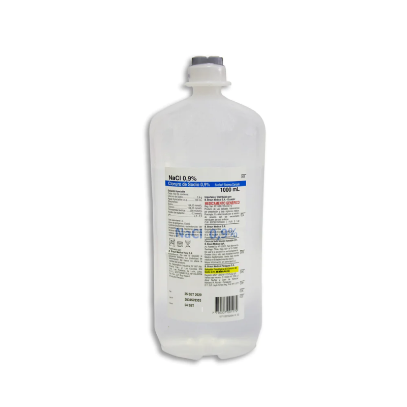 Cloruro de Sodio 0,9% 1000ml Fresenius